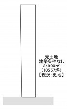 一宮市萩原町串作、土地の間取り画像です