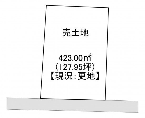 一宮市笹野、土地の間取り画像です