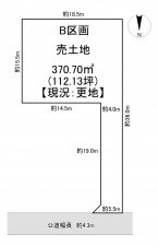 一宮市瀬部、土地の間取り画像です