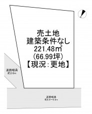 一宮市起、土地の間取り画像です