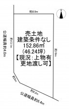 一宮市丹羽、土地の間取り画像です