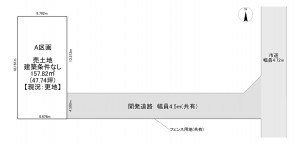 一宮市小信中島、土地の間取り画像です