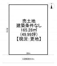一宮市西大海道、土地の間取り画像です