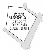 一宮市浅野、土地の間取り画像です