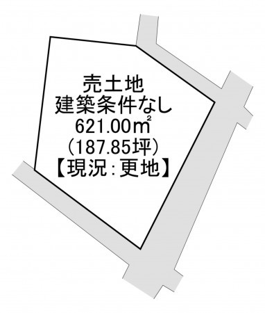 一宮市浅野、土地の間取り画像です