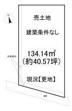 一宮市大和町氏永、土地の間取り画像です