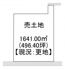 一宮市玉野、土地の間取り画像です