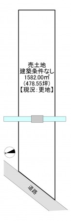 一宮市北今、土地の間取り画像です