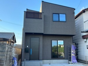 一宮市千秋町小山、新築一戸建ての外観画像です