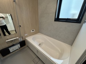 一宮市伝法寺、新築一戸建ての風呂画像です