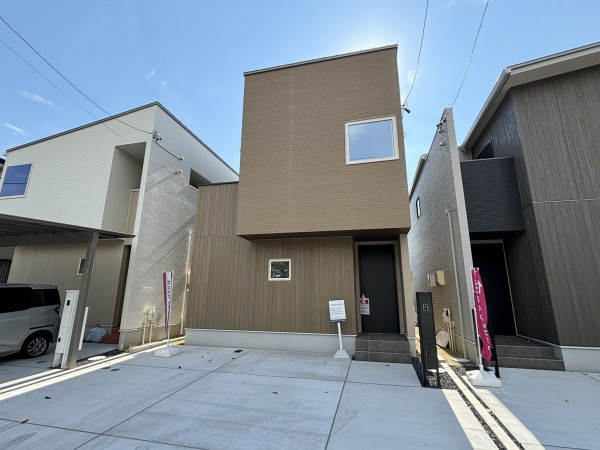 一宮市伝法寺、新築一戸建ての外観画像です