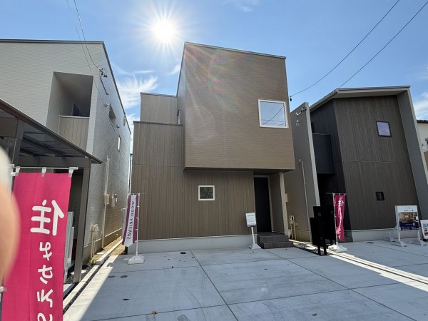 一宮市伝法寺、新築一戸建ての外観画像です
