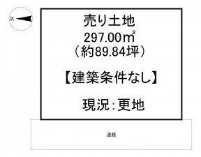 一宮市萩原町戸苅、土地の間取り画像です