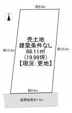 一宮市東印田町、土地の間取り画像です