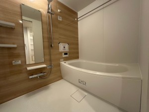 一宮市枠杁町、マンションの風呂画像です