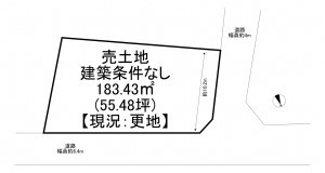 一宮市起、土地の間取り画像です