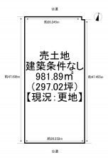 一宮市大和町妙興寺、土地の間取り画像です