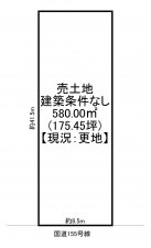一宮市浅野、土地の間取り画像です