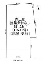 一宮市島村、土地の間取り画像です
