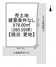 一宮市萩原町朝宮、土地の間取り画像です