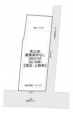 一宮市富塚、土地の間取り画像です