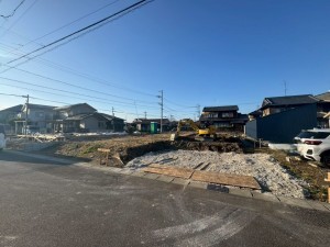 一宮市木曽川町外割田、土地の画像です