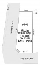 一宮市木曽川町外割田、土地の間取り画像です