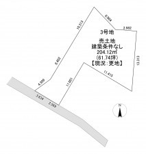 一宮市萩原町高松、土地の間取り画像です