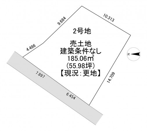 一宮市萩原町高松、土地の間取り画像です