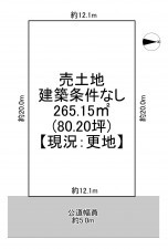 一宮市祐久、土地の間取り画像です