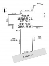 一宮市丹陽町重吉、土地の間取り画像です