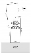 一宮市西萩原、土地の間取り画像です