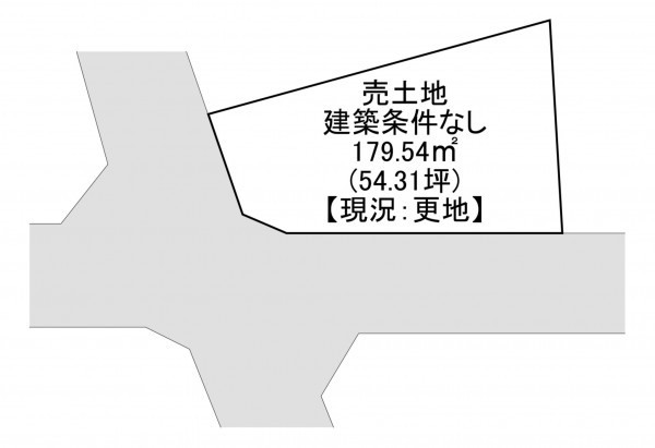 一宮市多加木、土地の間取り画像です