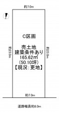 一宮市末広、土地の間取り画像です