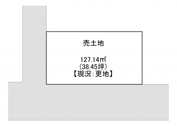 一宮市小信中島、土地の間取り画像です