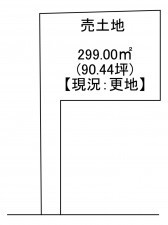 一宮市春明、土地の間取り画像です