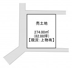 一宮市大和町馬引、土地の間取り画像です