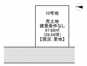 一宮市今伊勢町馬寄、土地の間取り画像です