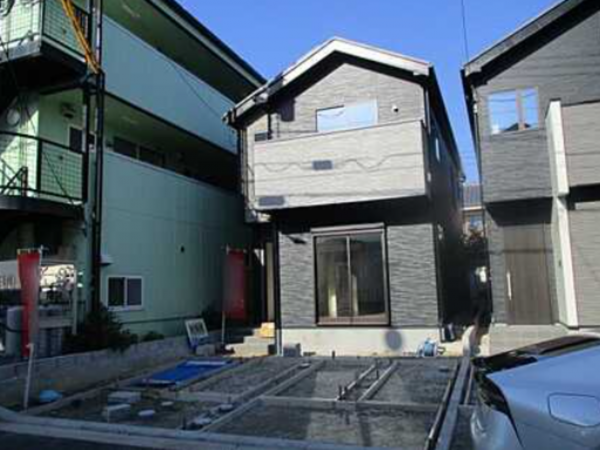 広島市西区草津新町、新築一戸建ての外観画像です
