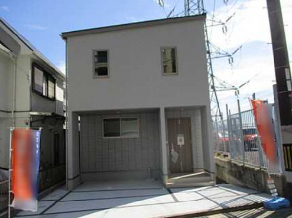 広島市西区新庄町、新築一戸建ての外観画像です