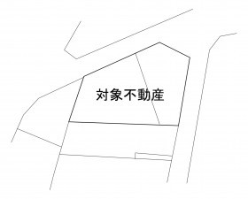 広島市西区天満町、土地の間取り画像です
