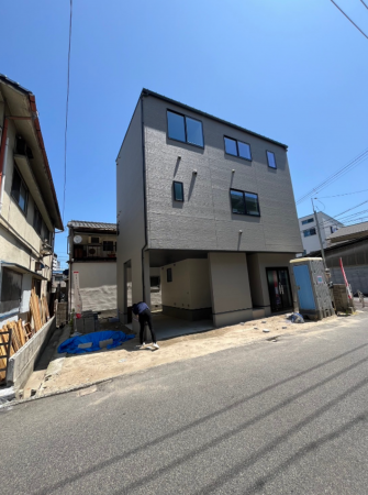 広島市西区南観音、新築一戸建ての外観画像です
