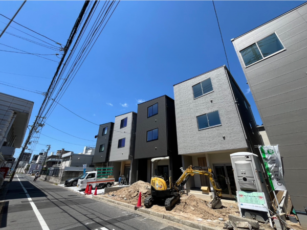 広島市西区庚午北、新築一戸建ての外観画像です