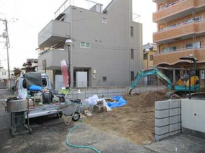 広島市西区草津南、新築一戸建ての外観画像です