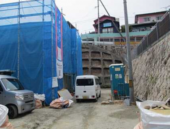 広島市西区己斐上、新築一戸建ての外観画像です