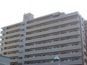 広島市西区南観音、マンションの外観画像です