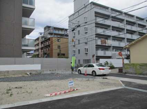 広島市西区庚午中、新築一戸建ての外観画像です