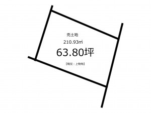 鹿児島市南新町、土地の間取り画像です