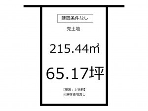 鹿児島市紫原、土地の間取り画像です