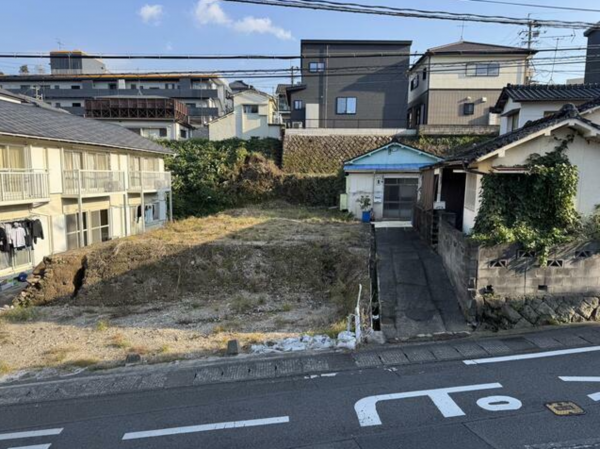 鹿児島市田上、土地の画像です